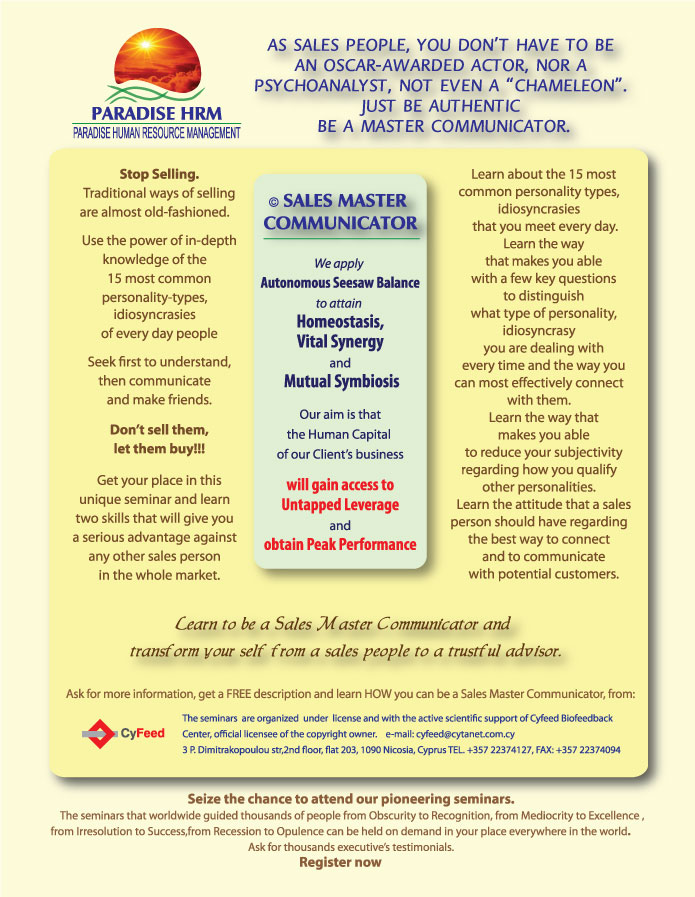 Sales Master Communicator